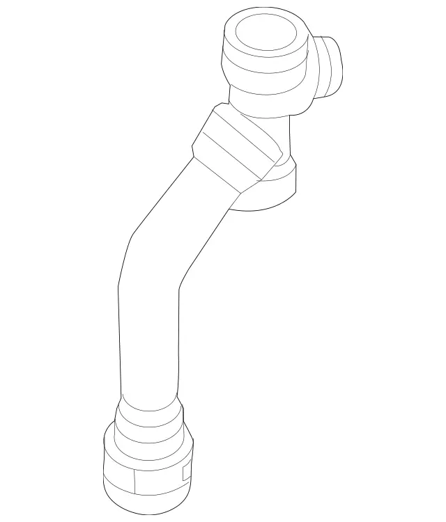 2535005900 - Radiator: Coolant Hose for Mercedes-Benz: GLC63 AMG, GLC63 AMG S Image image