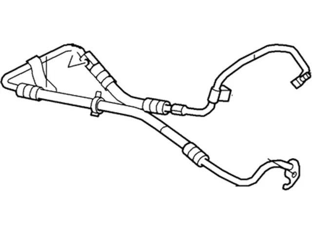 PSH204 - Steering: Power Steering Pressure Hose for Ford Image