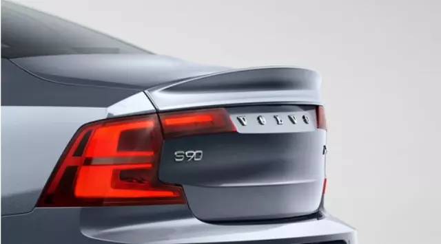 39846958 - : 2017-2020 Volvo S90 - Trunk Lid Spoiler - Pine Grey for Volvo: S90 Image