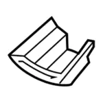 GD9Z17D550BB - : Lower Cover for Lincoln: Continental Image