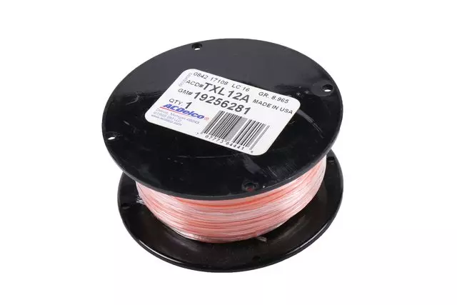 50 ft Spool of Orange 12 Gauge Thin Wall TXL Wire - GM (19256281)