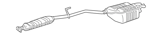 2024903521 - Exhaust System: Exhaust Pipe for Mercedes-Benz: C280 Image image