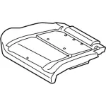 CJ5Z7863840A - Body: Seat Cushion Pad for Ford Image