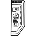 HC3Z16720DE - : Fender Emblem for Ford: F-450 Super Duty Image