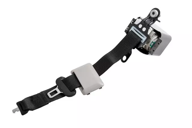 19355971 - : Jet Black Rear Seat Center Retractor Side Belt for Buick: LaCrosse Image