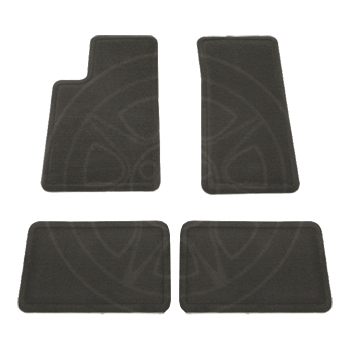 Front and Rear Carpeted Floor Mats in Dune with SRX Logo - ACDelco (22808861)