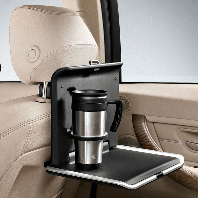 51952449252 - Interior: Folding Table - Travel And Comfort System for BMW: 230i, 320i, 320i xDrive, 328d, 328d xDrive, 328i, 328i xDrive, 330e, 330i, 330i xDrive, 335i, 340i, 340i xDrive, 428i, 428i xDrive, 430i, 430i Gran Coupe, 430i xDrive, 435i, 435i xDrive, 440i, 440i xDrive, 528i, 528i xDrive, 530i, 530i xDrive, 535d, 535d xDrive, 535i, 535i xDrive, 540d xDrive, 540i, 540i xDrive, 550i, 550i xDrive, 640i, 640i Gran Coupe, 640i xDrive, 640i xDrive Gran Coupe, 650i, 650i Gran Coupe, 650i xDrive, 650i xDrive Gran Coupe, 740e xDrive, 740i, 740i xDrive, 740Li, 740Li xDrive, 750i, 750i xDrive, 750Li, 750Li xDrive, 760Li, 840i, 840i Gran Coupe, Alpina B6 xDrive Gran Coupe, Alpina B7, M2, M240i, M3, M340i, M4, M440i Gran Coupe, M5, M550i xDrive, M6, M6 Gran Coupe, M760i xDrive, M8, X1, X2, X3, X4, X5, X6, X7, Z4 Image