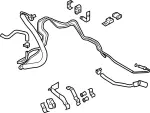 497101CB0A - Steering: Pressure Line for INFINITI: FX35, FX37, QX70 Image