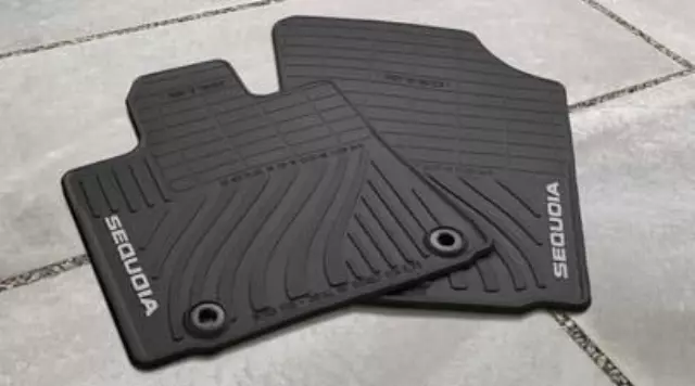Floor Mats, All-Weather, Rear, Black - Toyota (PT9080C12320)
