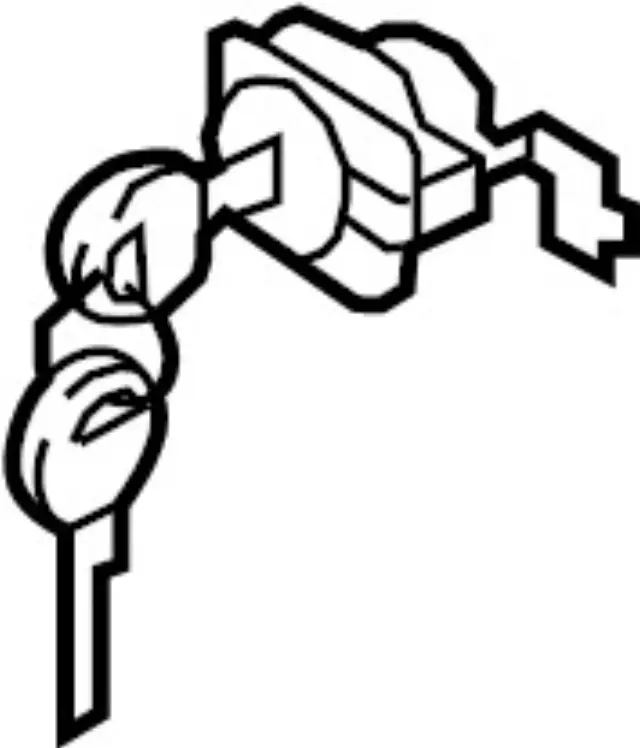 H0601JJ51A - : Lock Cylinder for INFINITI: G25, G37, Q60 Image