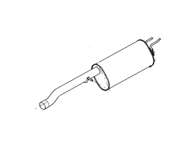 9C2Z5230B - Exhaust: Muffler &amp; Pipe for Ford: E-150, E-250, E-350 Super Duty, E-450 Super Duty Image