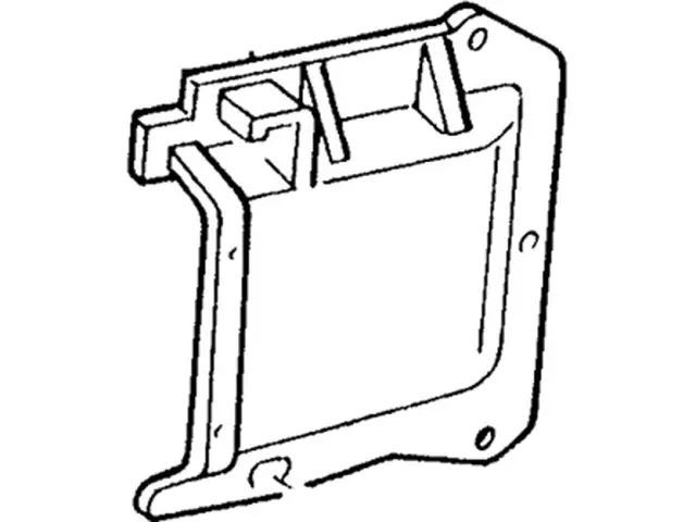 F3TZ18B299A - HVAC: Cover for Ford: Bronco, F-150, F-250, F-350, F-Super Duty Image