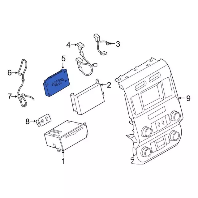 Unit Central Processing - Ford (JR3Z-14G371-T)