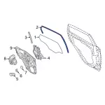 AE8Z5425766C - Body: Run Channel for Ford: Fiesta Image