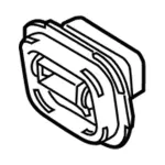 BV6Z19B588A - HVAC: Evaporator Assembly Gasket for Ford: C-Max, Escape, Focus, Transit Connect | Lincoln: MKC Image