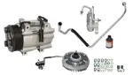 PSKRAM01 - : Dodge RAM PSP Kit with Fan Clutch w/ New Compressor for FOUR SEASONS Image