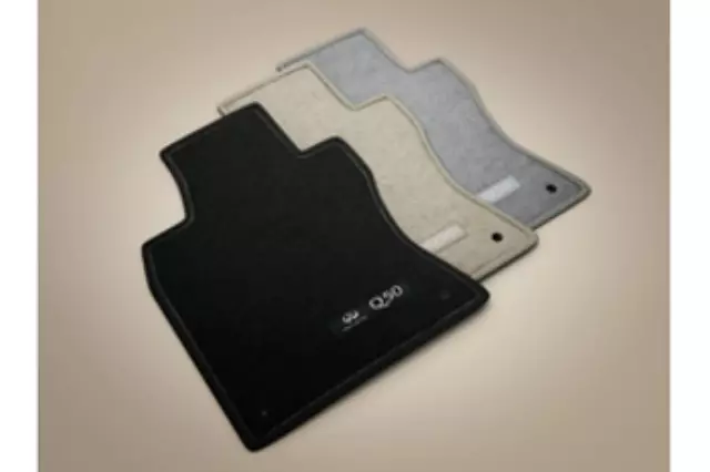 G49004HB4F - Interior: Floor Mats, Carpeted (K-Stone Interior) for INFINITI: Q50 Image