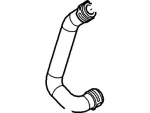 XW4Z18472EA - Belts &amp; Cooling: Engine Coolant Hose for Ford: Thunderbird | Lincoln: LS Image