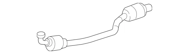 2114902320 - Exhaust: Front Pipe for Mercedes-Benz Image