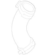 256203000364 - : Water Return Tube for Mercedes-Benz Image