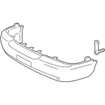 3W3Z17D957BA - Body: Bumper Cover for Mercury: Grand Marquis Image