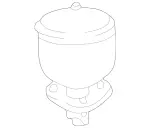 1403280515 - Springs, Suspension and Hydraulics: Air Cell for Mercedes-Benz: 200, 200D, 260E, 280E, 300CE, 300D, 300E, 300SD, 300SL, 300TD, 300TE, 400E, 400SE, 400SEL, 500E, 500SEC, 500SEL, 500SL, 600SEL, 600SL, C220, C230, C240, C280, E420, E430, S420, SL320 Image