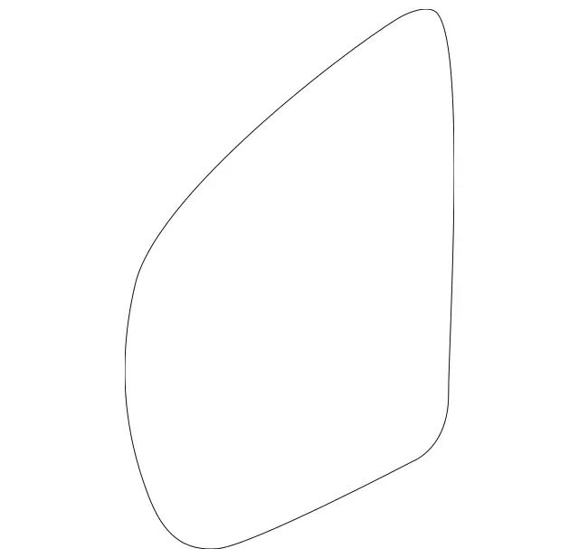 998101500 - Driver Door: Mirror Glass for Mercedes-Benz: 180b, AMG GT 43, AMG GT 53, AMG GT 63, AMG GT 63 S, CLS450, CLS53 AMG, E300, E350, E400, E43 AMG, E450, E53 AMG, E63 AMG S, GLA250, GLA35 AMG, GLA45 AMG, GLB250, GLB35 AMG Image image