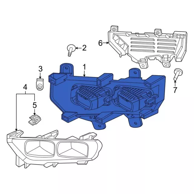 Fog Lamp Assembly - Ford (ML3Z-15201-G)