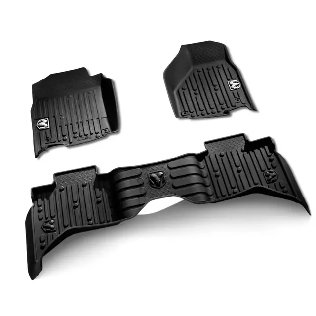 82215584AB - : All-weather Floor Mats, bucket-style, Crew Cab, Brown for Mopar Image