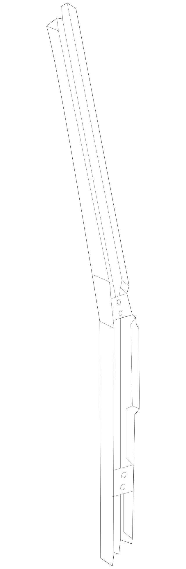 4606401610 - : Body D-Pillar for Mercedes-Benz Image