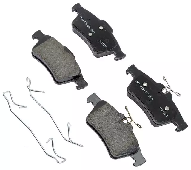 19428042 - : Ceramic Rear Disc Brake Pad Kit With Springs for GM Image