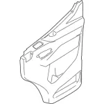 CK4Z6023942BD - Body: Door Trim Panel for Ford: Transit-150, Transit-250, Transit-350, Transit-350 HD Image