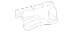 2156820471 - : Shielding for Mercedes-Benz: CL500, CL55 AMG Image