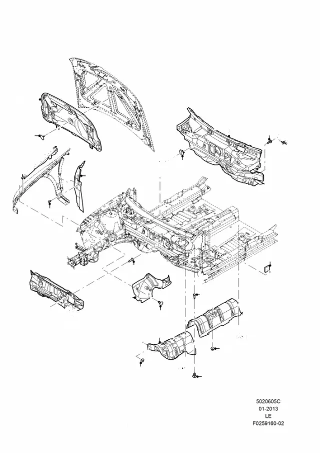 FB5Z7401588A - Body: Insulator for Ford Image