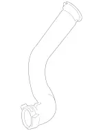 2045282582 - : Charge Air Hose for Mercedes-Benz: C250 Image
