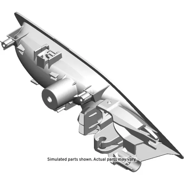 22956548 - : Chrome Rear Driver Side Door Inside Handle for Cadillac: ATS, CTS Image
