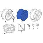KR3Z1007E - : Wheel, Alloy for Ford: Mustang Image