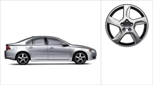 Aluminum Rim Balder 7 X 17in - Silver Stone - Volvo (30756703)