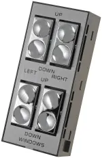 49219 - Electrical, Lighting and Body: Power Window Switch - 4 Button for Dorman Image