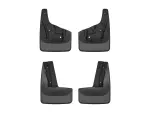 110175120175 - : Black MudFlap No-Drill DigitalFit® MudFlap Kit for WeatherTech Image