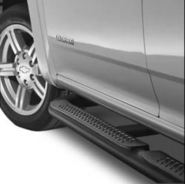 Assist Steps, Tubular, Steel, Dark Gray - GM (12498038)