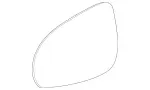 998108301 - : Mirror Glass for Mercedes-Benz: 300C, 300CD, 350SD, C300, C43 AMG, C63 AMG S E Performance, E350, EQE 350, EQE 350+, EQE 500, EQE AMG, EQS 450, EQS 450+, EQS 580, EQS AMG, GLC300, GLC350e, GLC43 AMG, GLC63 AMG S E Performance, Maybach S580, Maybach S680, S500, S580, S580e, S63 AMG E Performance Image