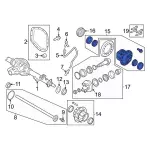 PC3Z4026C - : Differential Case for Ford: F-450 Super Duty, F-550 Super Duty Image