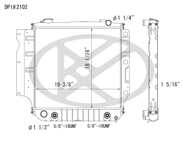 A2102 - : Koyorad Radiator for Koyo Image