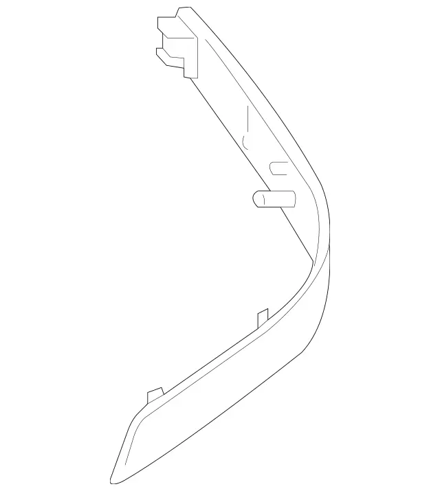 2518200274 - Attachment Parts: Reflector for Mercedes-Benz: R320, R350, R500 Image