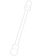 231420024864 - : Brake Hose for Mercedes-Benz Image