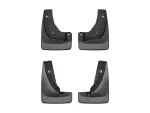 110191120191 - : Black MudFlap No-Drill DigitalFit® MudFlap Kit for WeatherTech Image