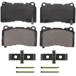 ZX1050A - : QuickStop Front Disc Brake Pad Set Semi-Metallic for WAGNER BRAKE Image