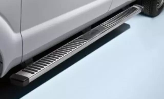 BC3Z16450DA - Body: Step Bars - 5in Chromed Aluminum Supercab for Ford: F-250 Super Duty, F-350 Super Duty Image