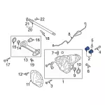 NL3Z3A443B - Front Drive Axle: Mounting Bushing for Ford Image